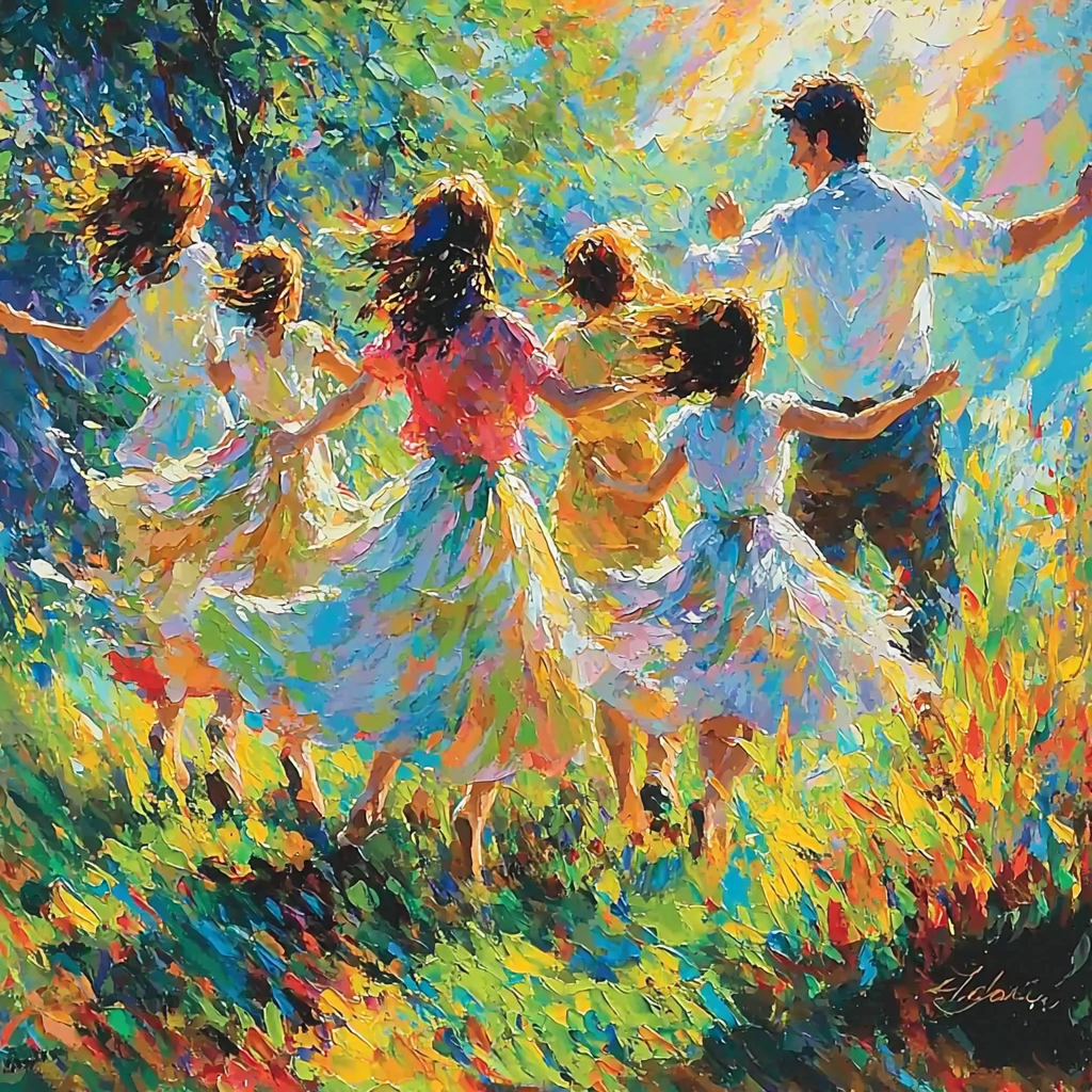 Dance Of Love Painting Number Kit