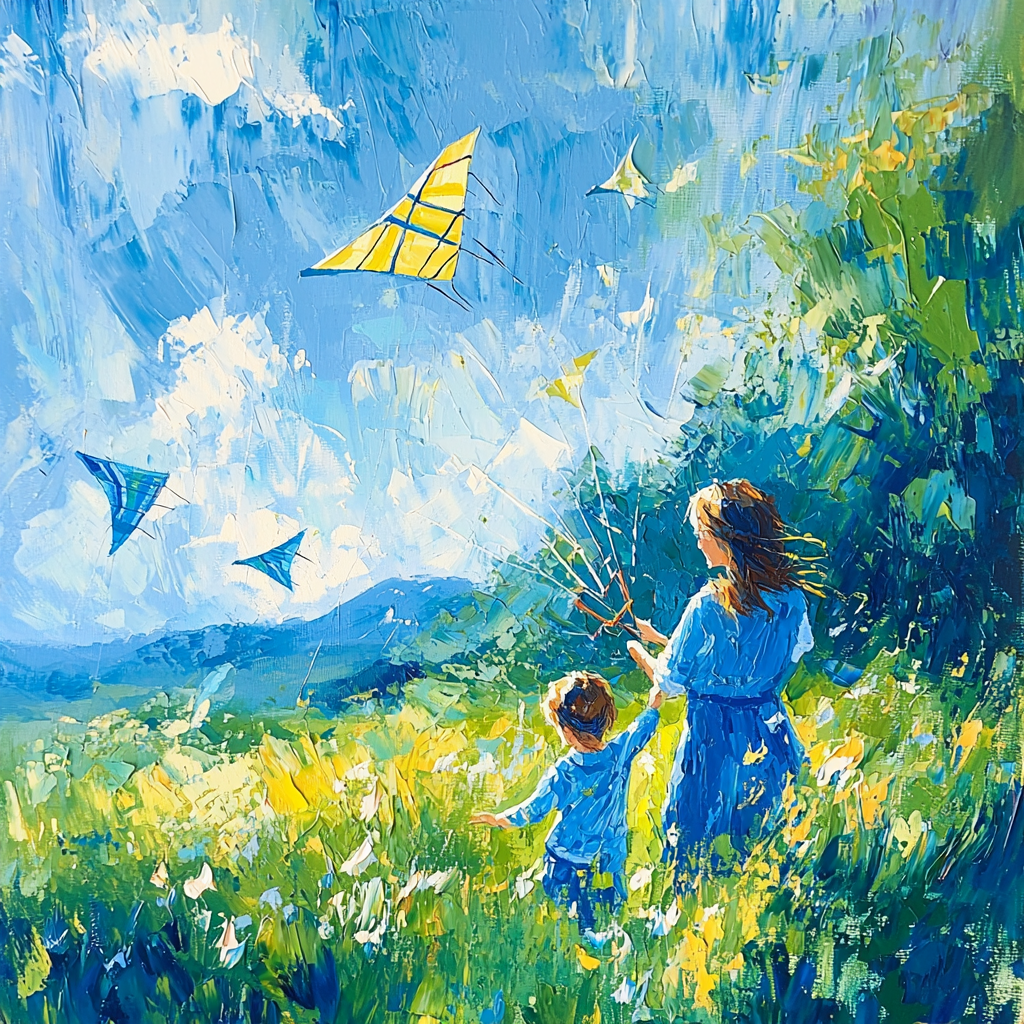 Kite Day Joy Paint By Numbers Kits