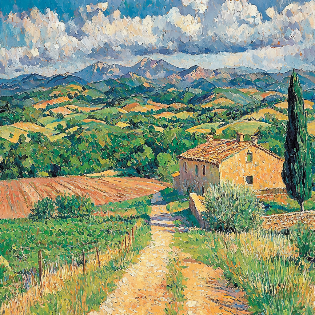 Paul Cézanne Inspired Dreamscapes Of Provence Paint By Number