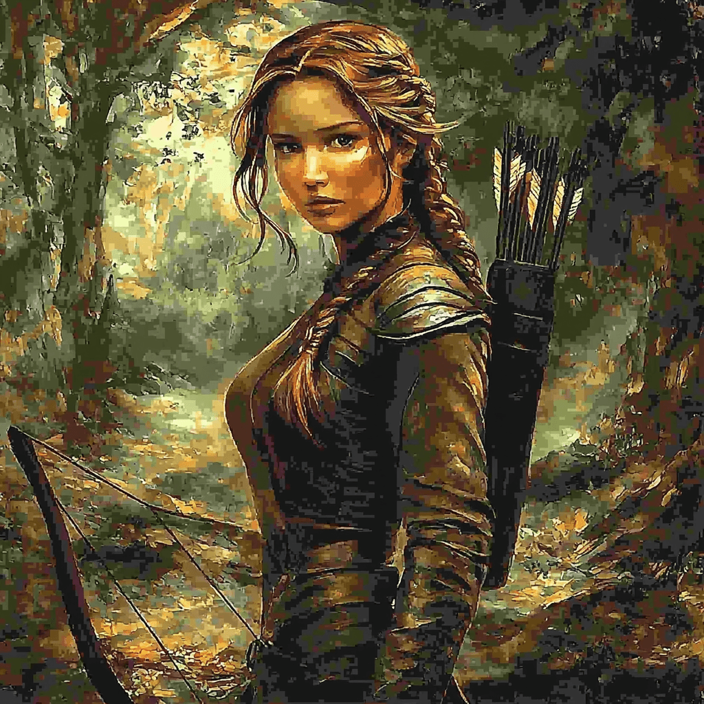 Jennifer Lawrence: The Fearless Fighter Of Fame Paint By Numbers Art