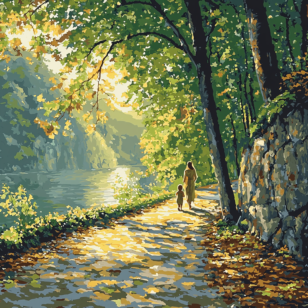 In Her Footsteps Paint By Numbers Art
