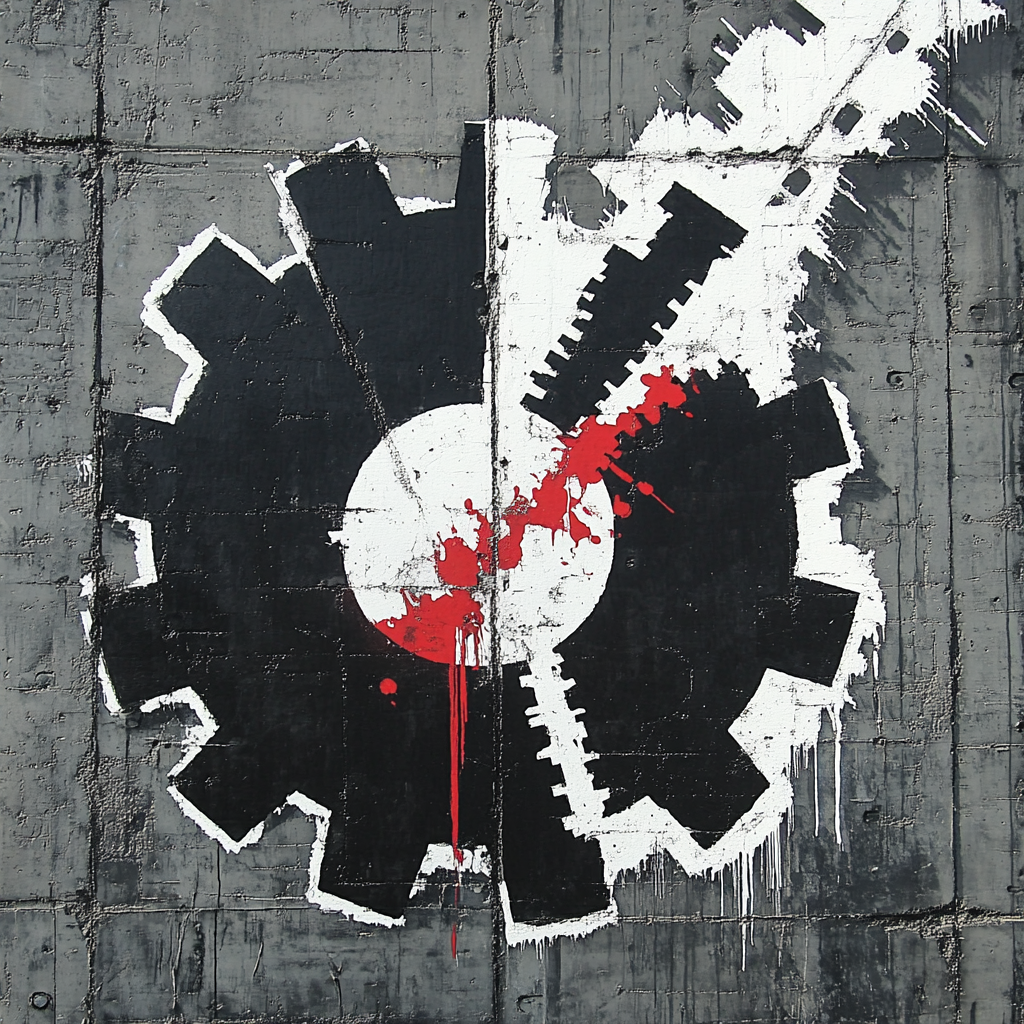 Banksy Inspired War Machine painting number kit