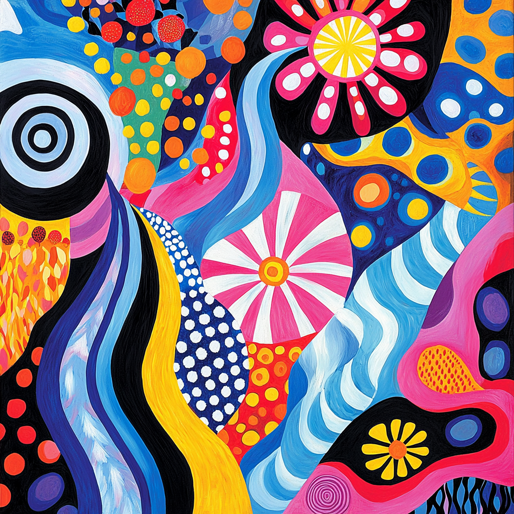 Paul Klee Inspired Vibrant Playfulness DIY Paint By Numbers