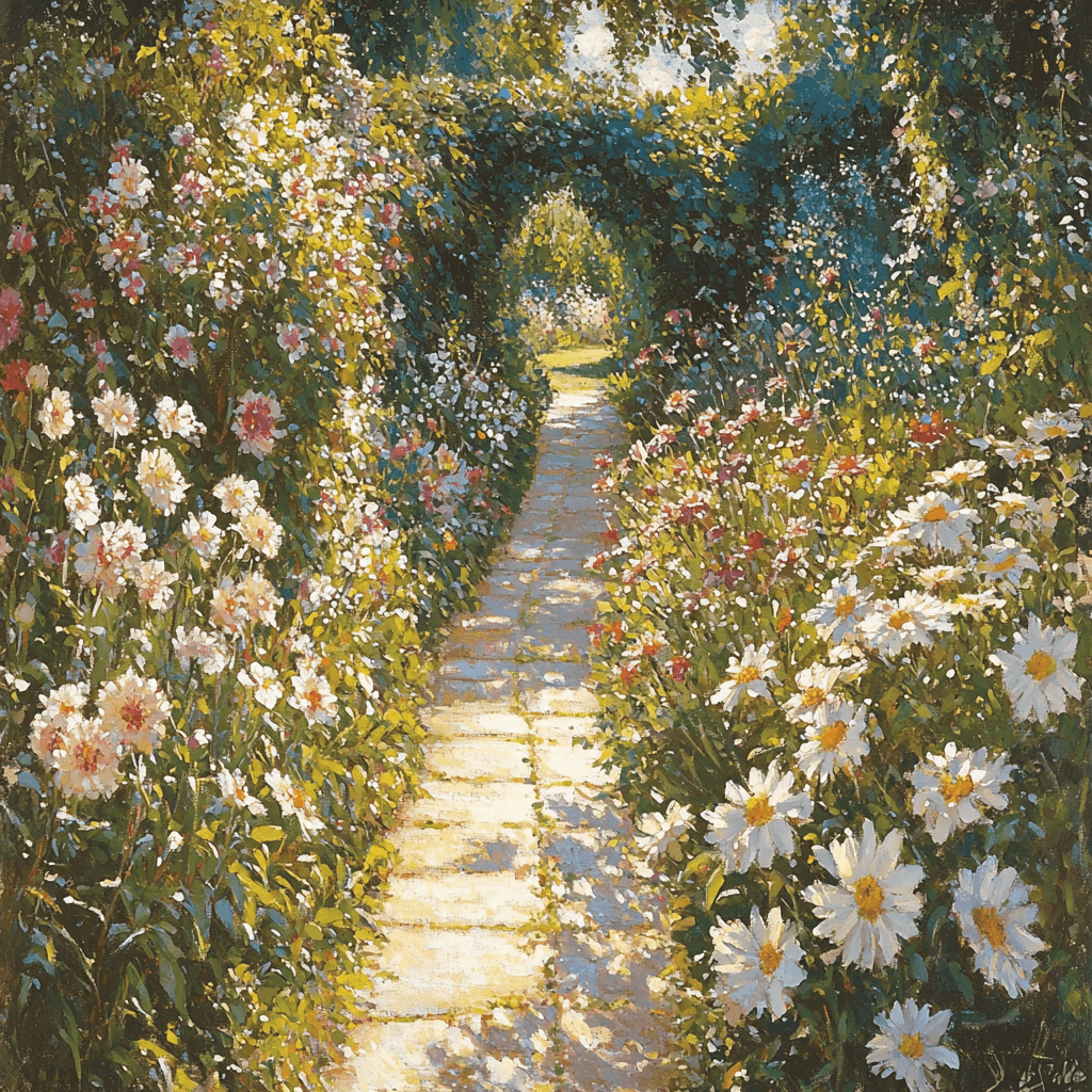 John William Waterhouse Inspired Secret Garden Path Paint By Numbers