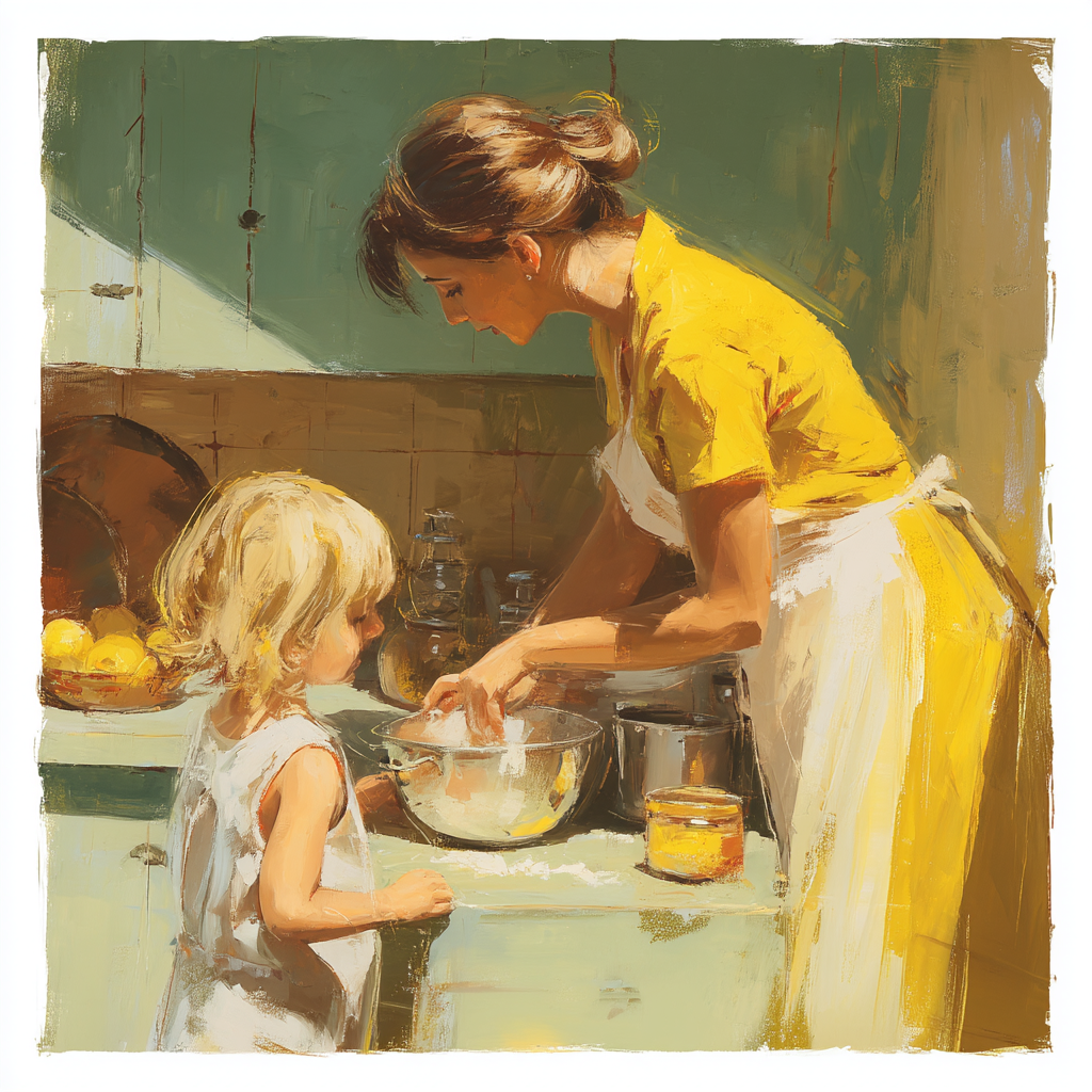 Mother's Culinary Magic Number Painting