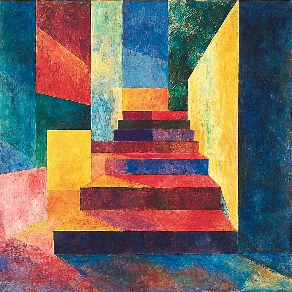 Paul Cézanne Inspired Geometric Euphoria DIY Paint By Numbers