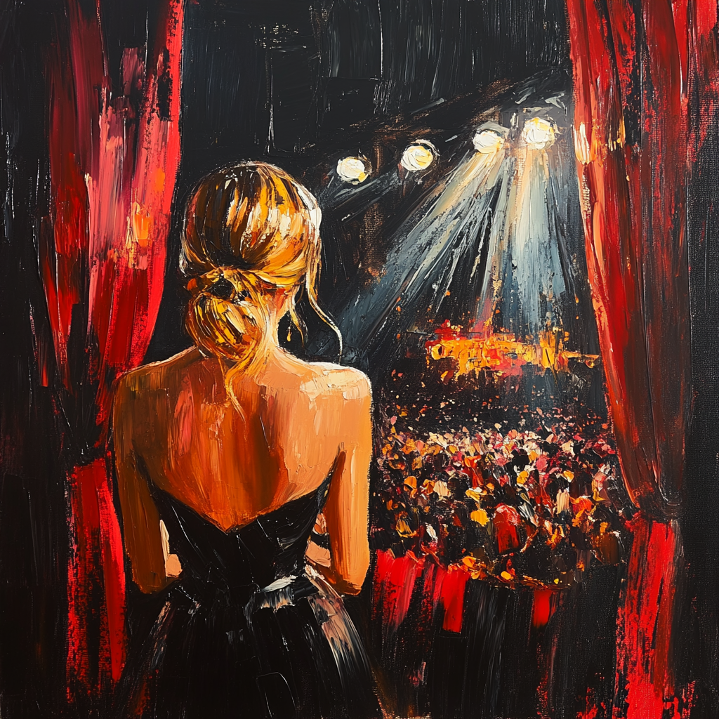 Édouard Manet Inspired Opera Night Number painting