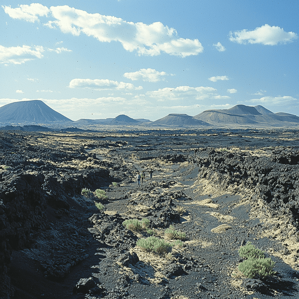 Lava Fields - Lanzarote, Spain Number Painting