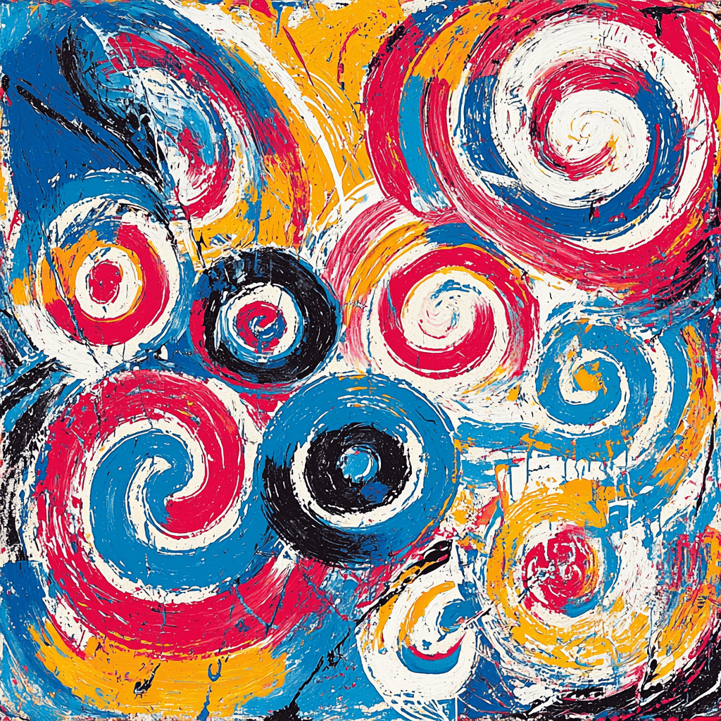 Jean-Michel Basquiat Inspired Waves Of Thought Paint By Numbers Kits