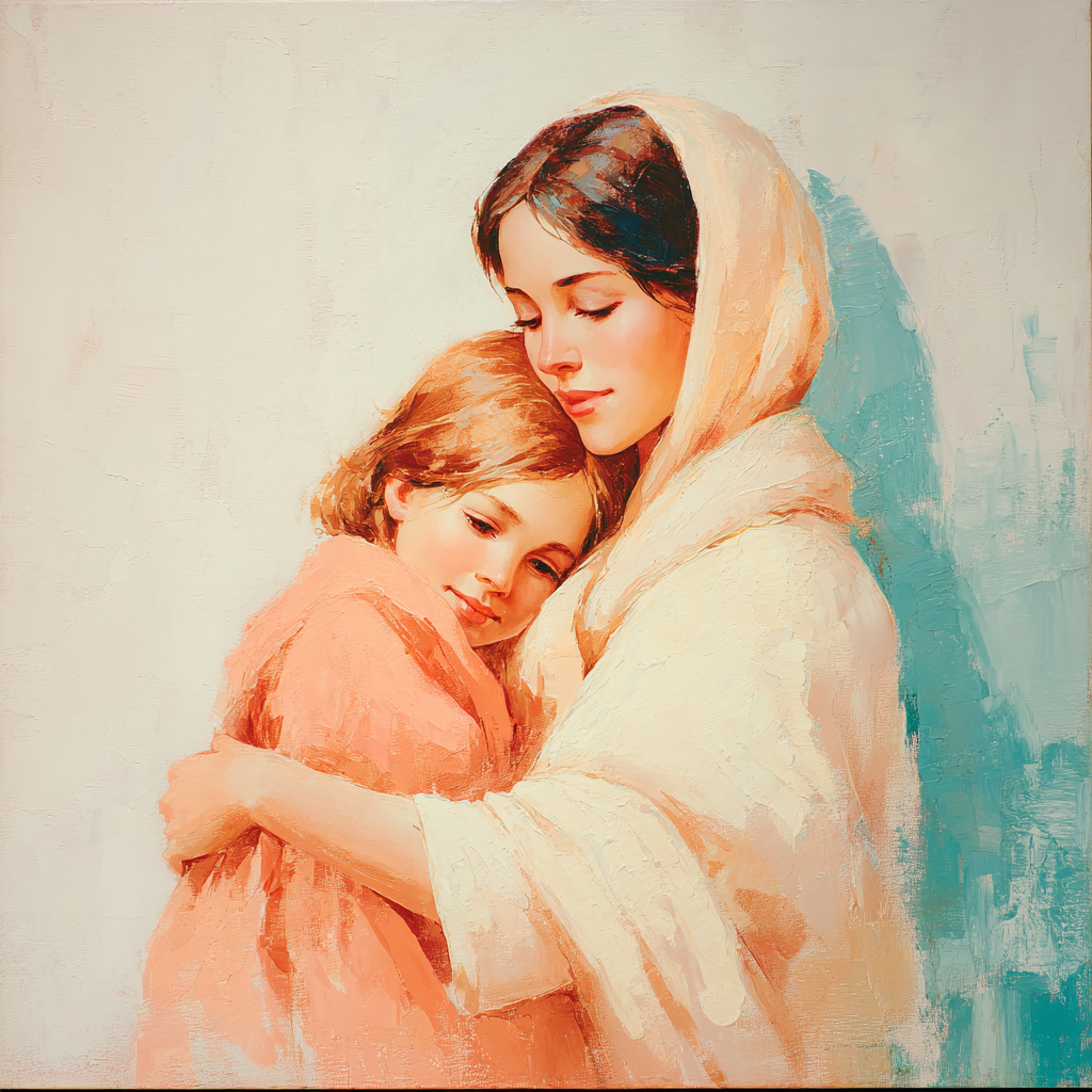 Warm Hugs And Sweet Smiles Painting Number Kit