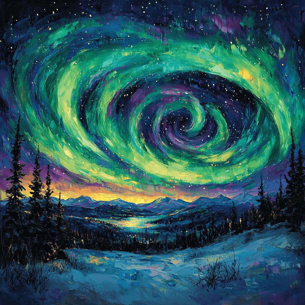 Yellowknife's Northern Lights Numbered Painting Kits