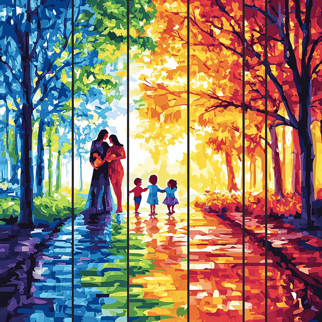 Through The Years Numbered Painting Kits