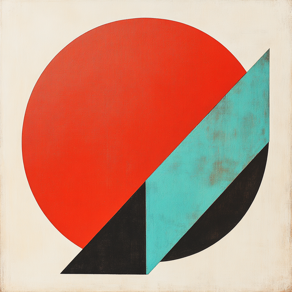 Kazimir Malevich Inspired Celestial Geometry paint by numbers