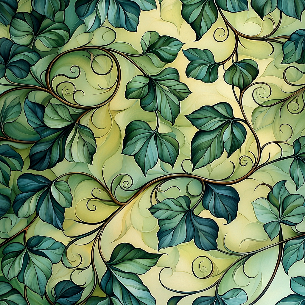 Alphonse Mucha Inspired Verdant Dreamscape Paint By Numbers