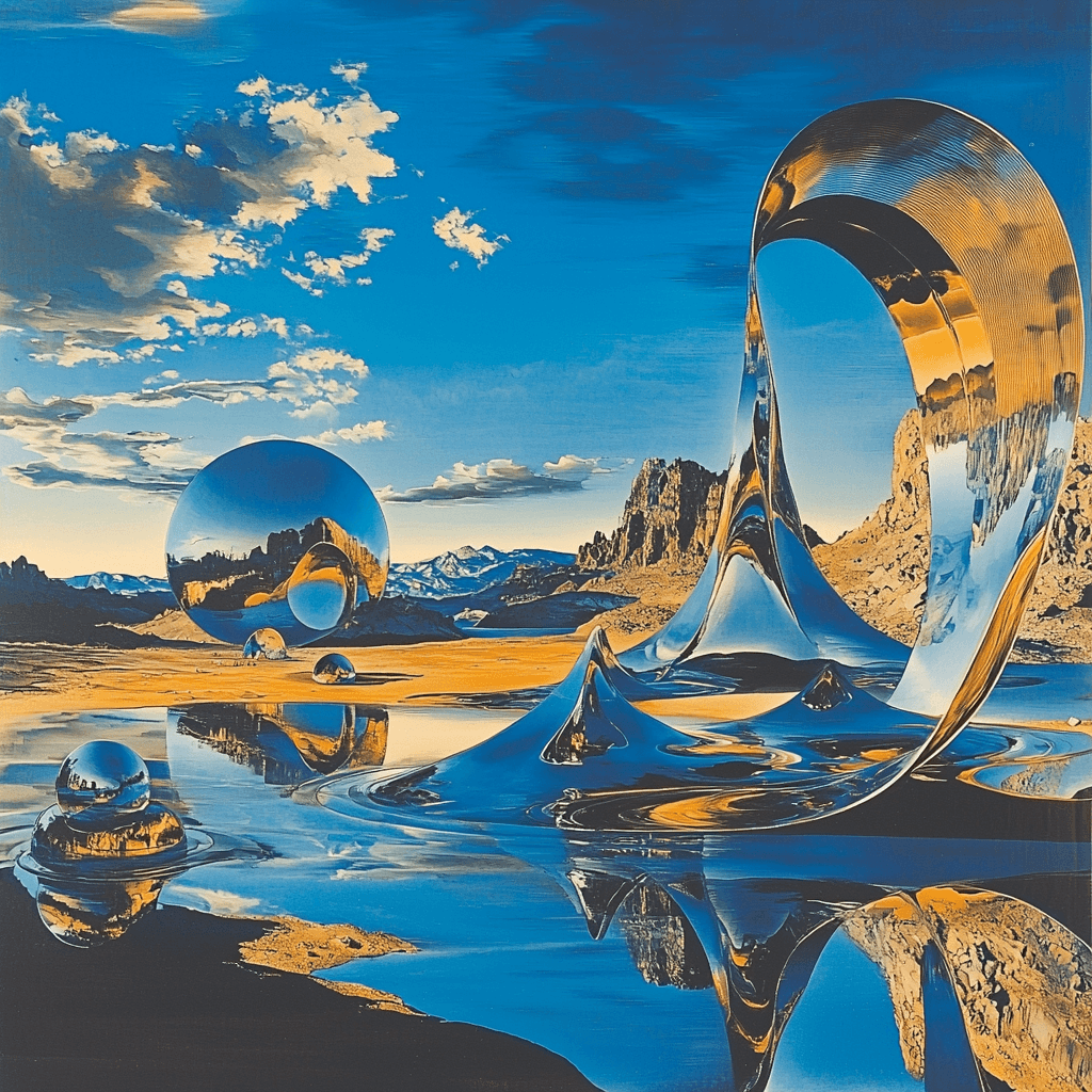 Salvador Dali Inspired Dali's Surreal Melting World Paint By Numbers Kits