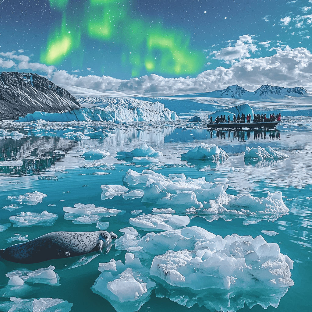 Jökulsárlón Glacier Lagoon - Iceland Painting By Numbers Kit