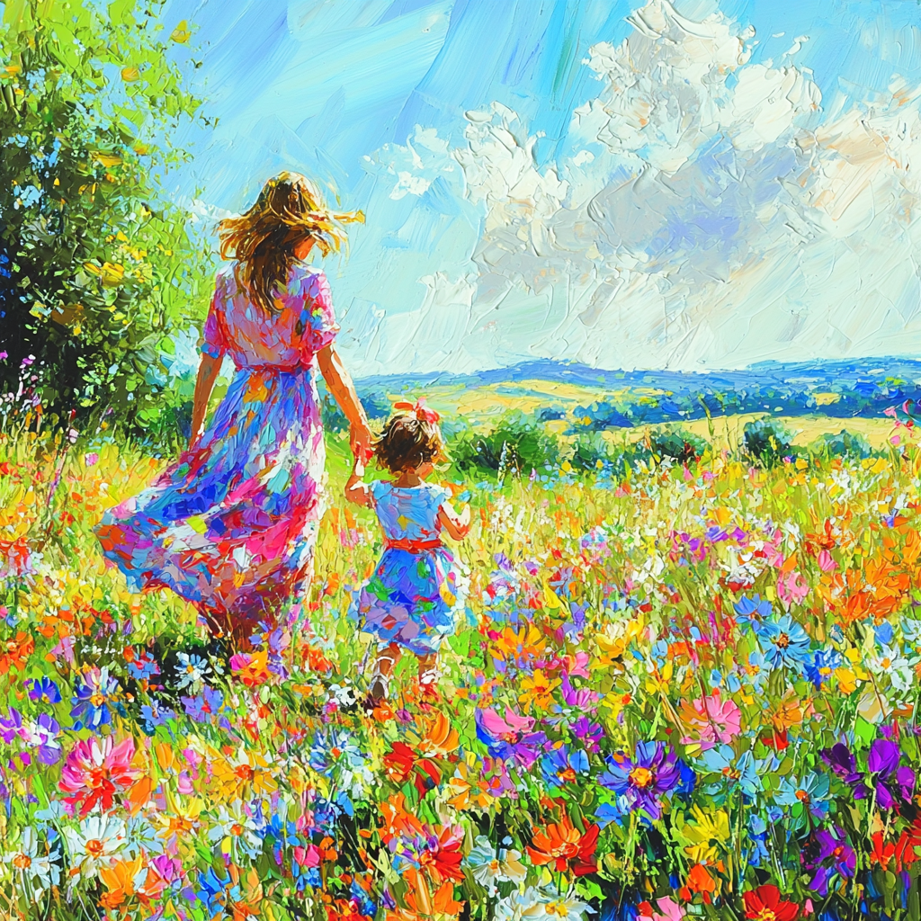 Meadow Of Memories DIY Paint By Numbers