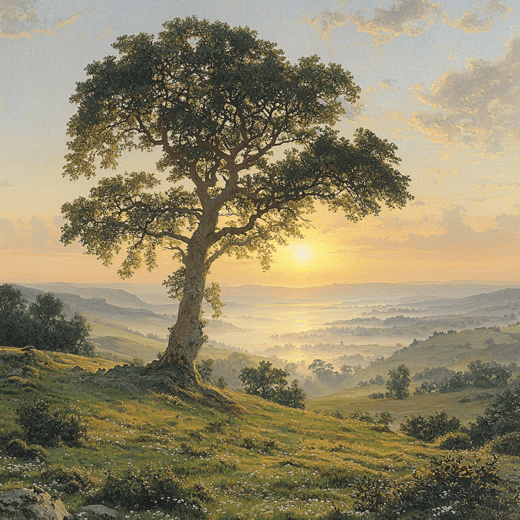 Caspar David Friedrich Inspired Woodland Harmony Paint By Numbers Art