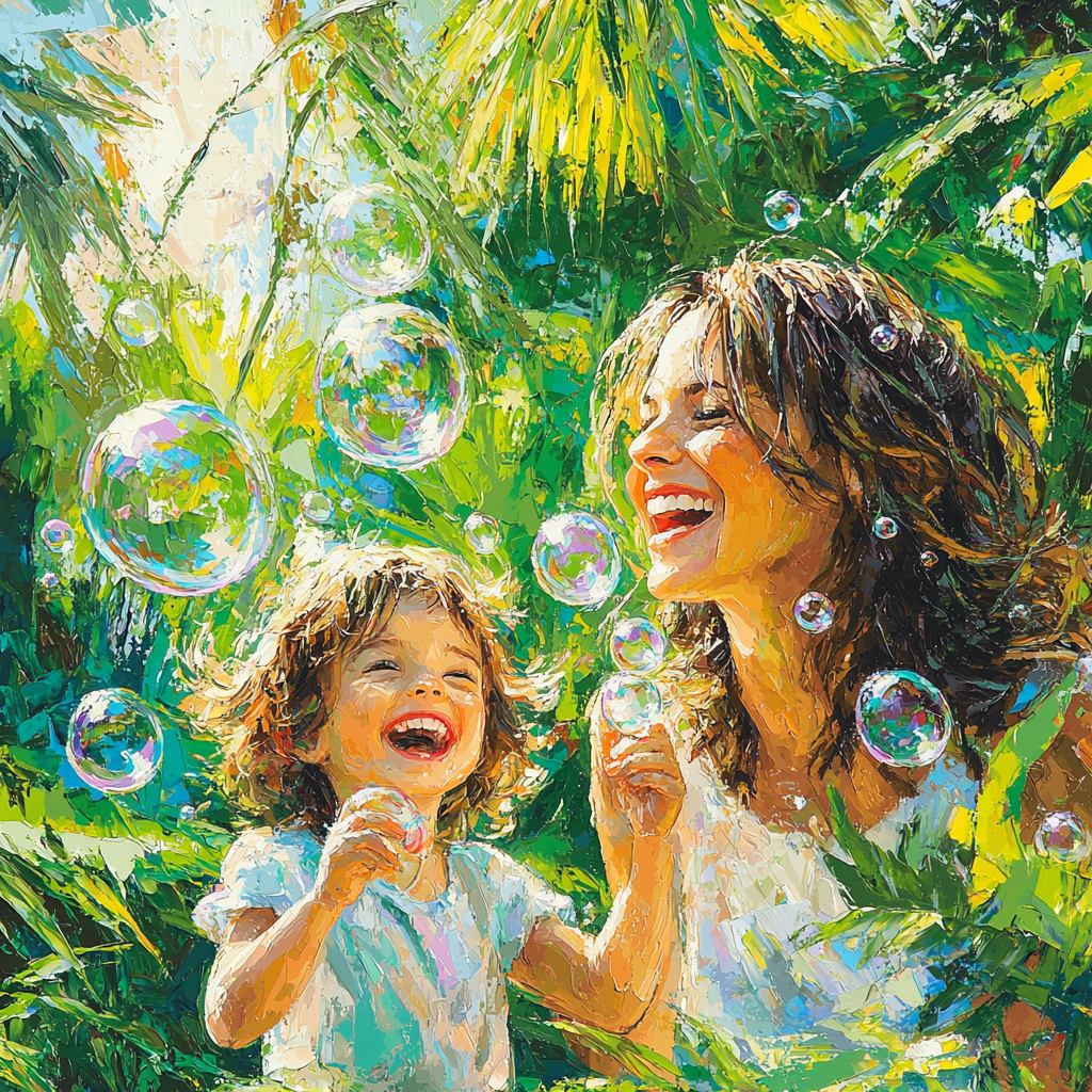 The Gift Of Laughter Number Painting
