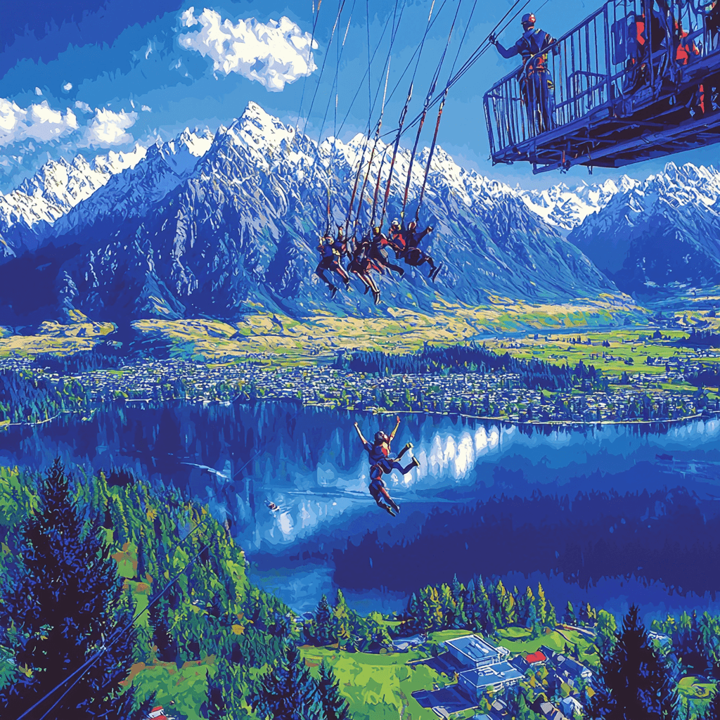 Queenstown Adventure Sports Painting Number Kit