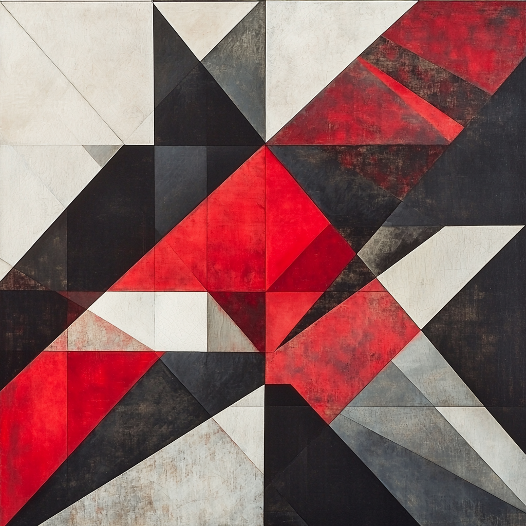 Kazimir Malevich Inspired Emotional Geometry Paint By Number