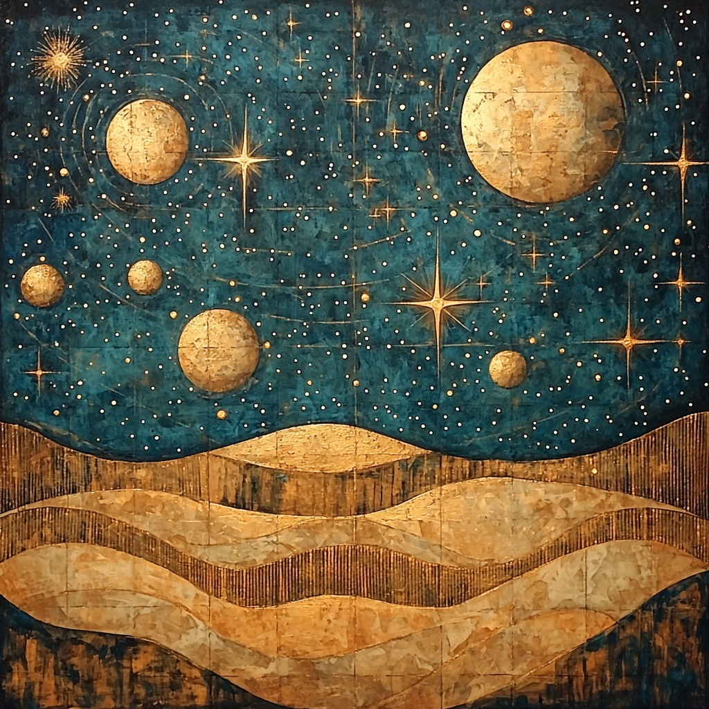 Leonardo Da Vinci Inspired Planetary Illumination Numbered Painting Kits