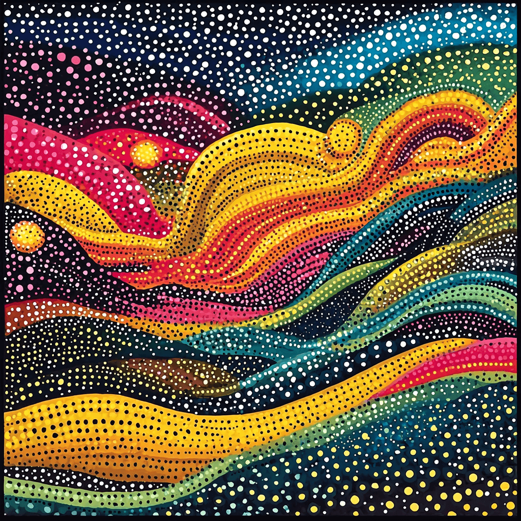 Yayoi Kusama Inspired Symphony Of Spirals Paint By Number