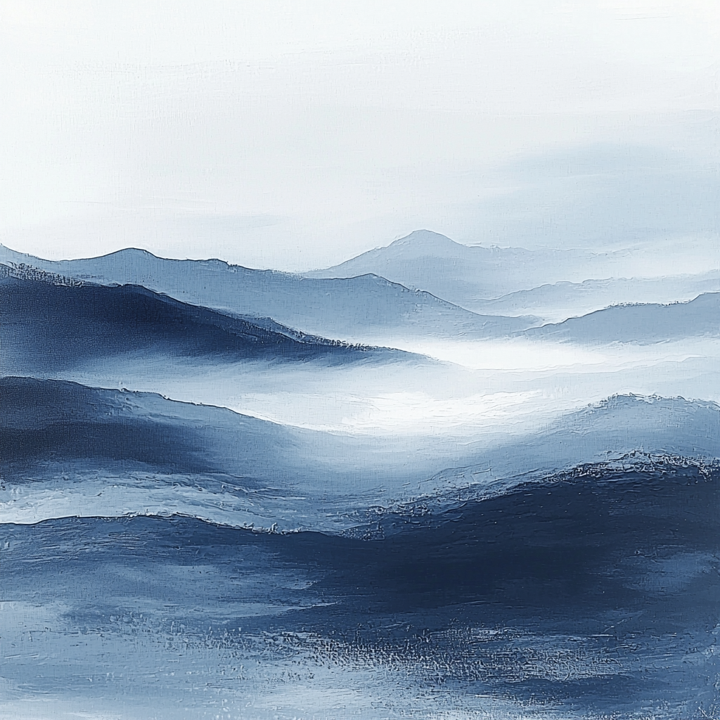 Leonardo Da Vinci Inspired Veil Of Mist Paint By Number