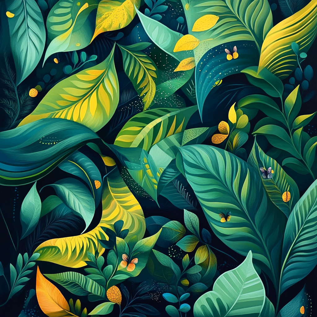 Frida Kahlo Inspired Dreamy Jungle paint by numbers