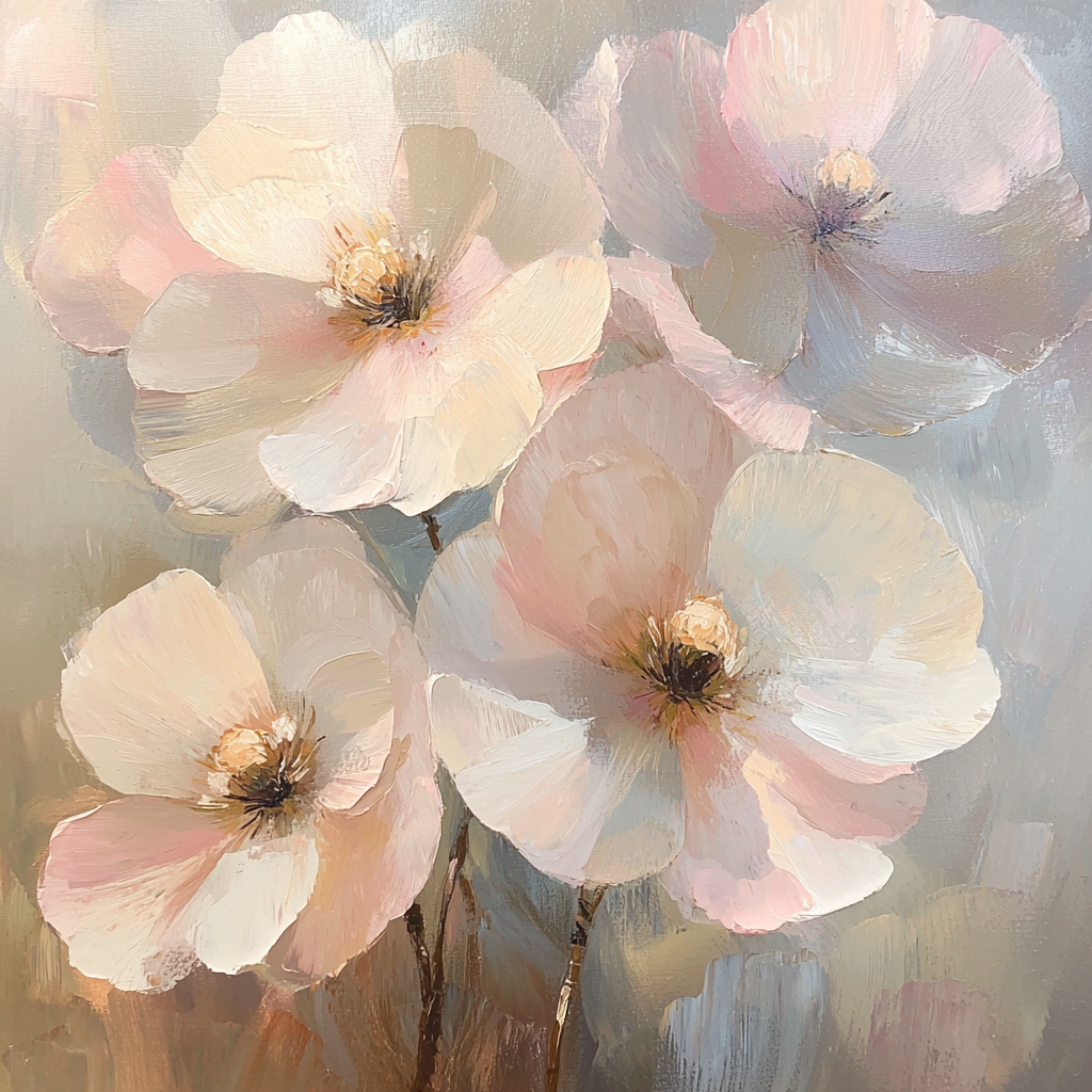 Edgar Degas Inspired Luminous Petals Numbered Painting Kits