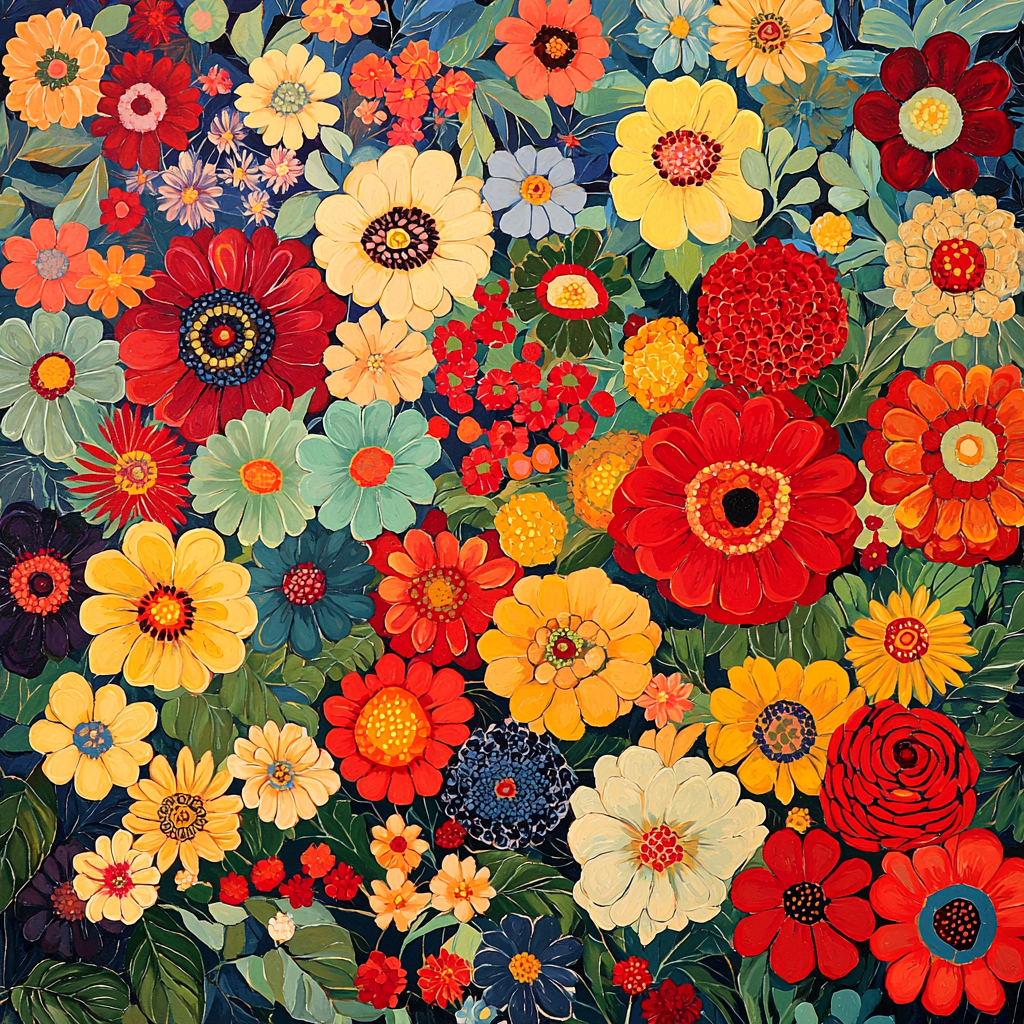 Frida Kahlo Inspired Awakening Colors Number Painting