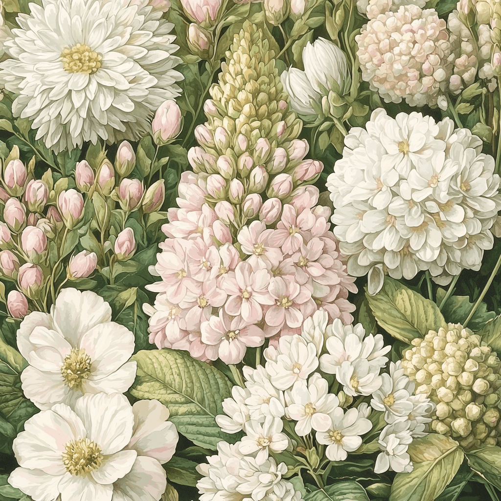 Pierre-Joseph Redouté Inspired Botanical Wonders Paint By Numbers Art