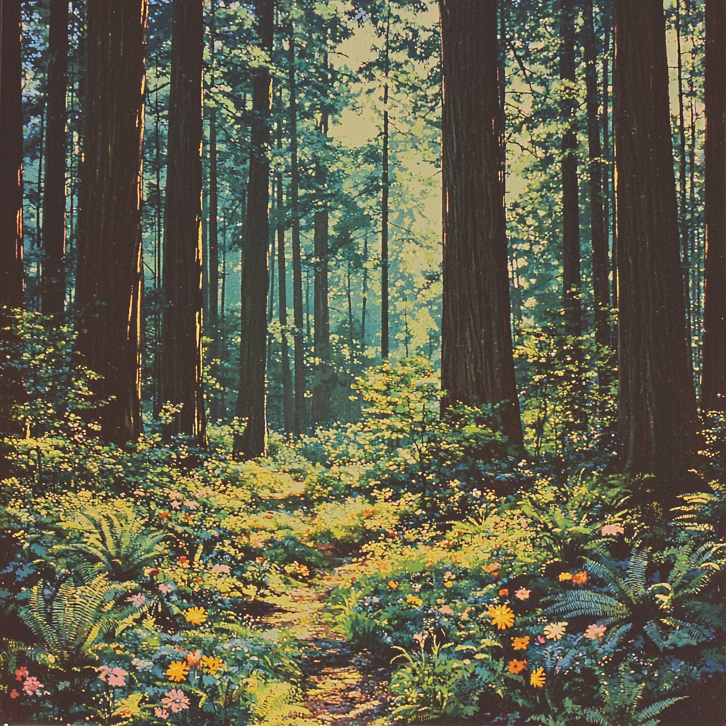 Redwood National And State Parks - California DIY Paint By Numbers