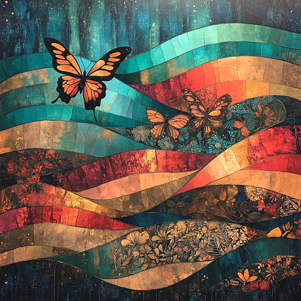 Frida Kahlo Inspired Monarch Aurora Paint by numbers kits