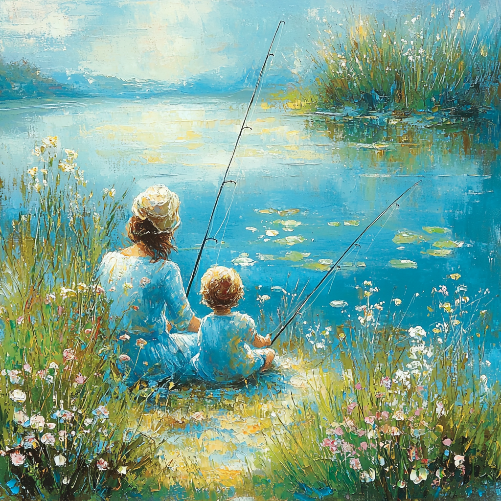 Together At The Lake Paint By Number