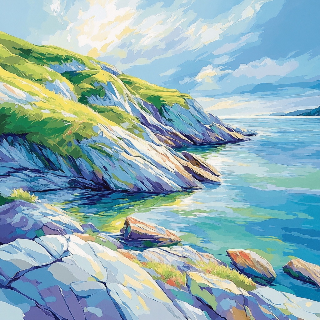 Franklin Carmichael Inspired Spring Ridge And Clear Water Paint by numbers kits