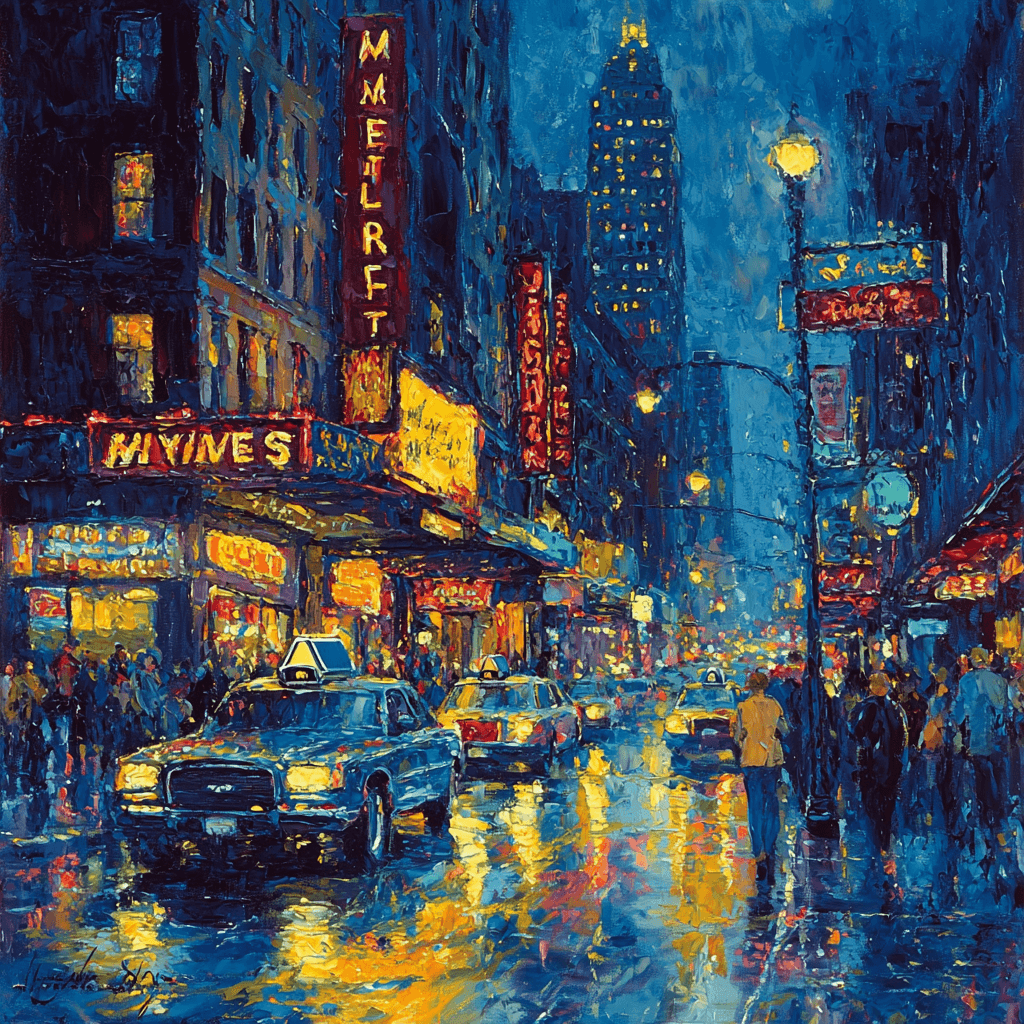 Edward Hopper Inspired City Of Lights DIY Paint By Numbers