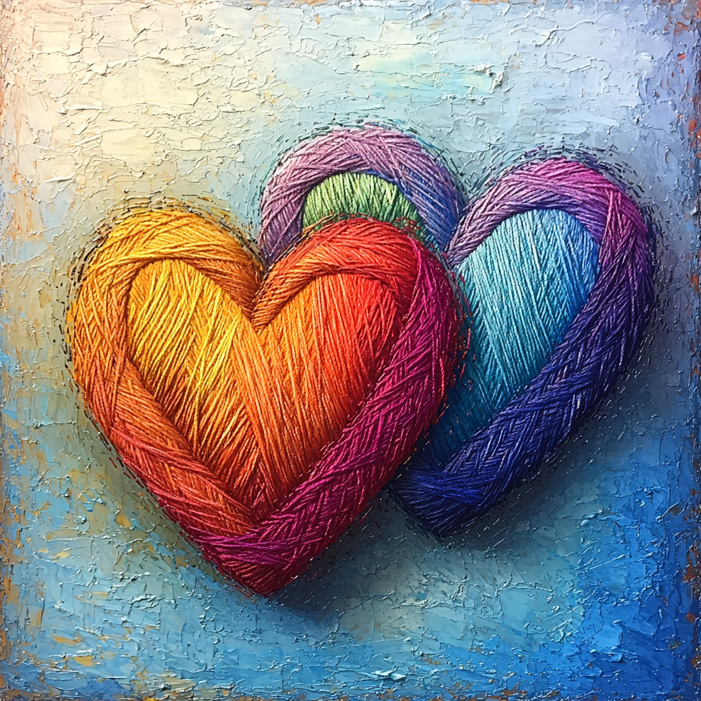 Hearts Together Forever Painting By Numbers Kit