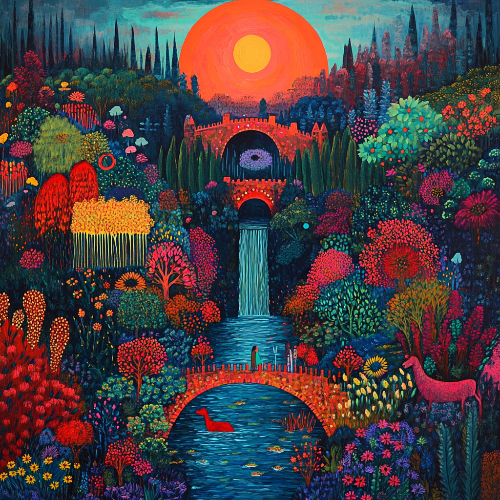 Frieda Kahlo Inspired Memory Of Childhood painting number kit