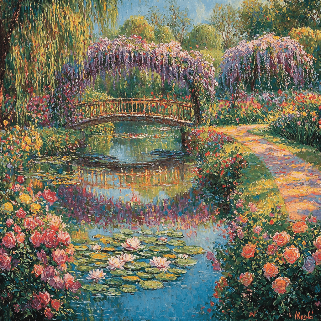 Monet's Garden Paint By Color