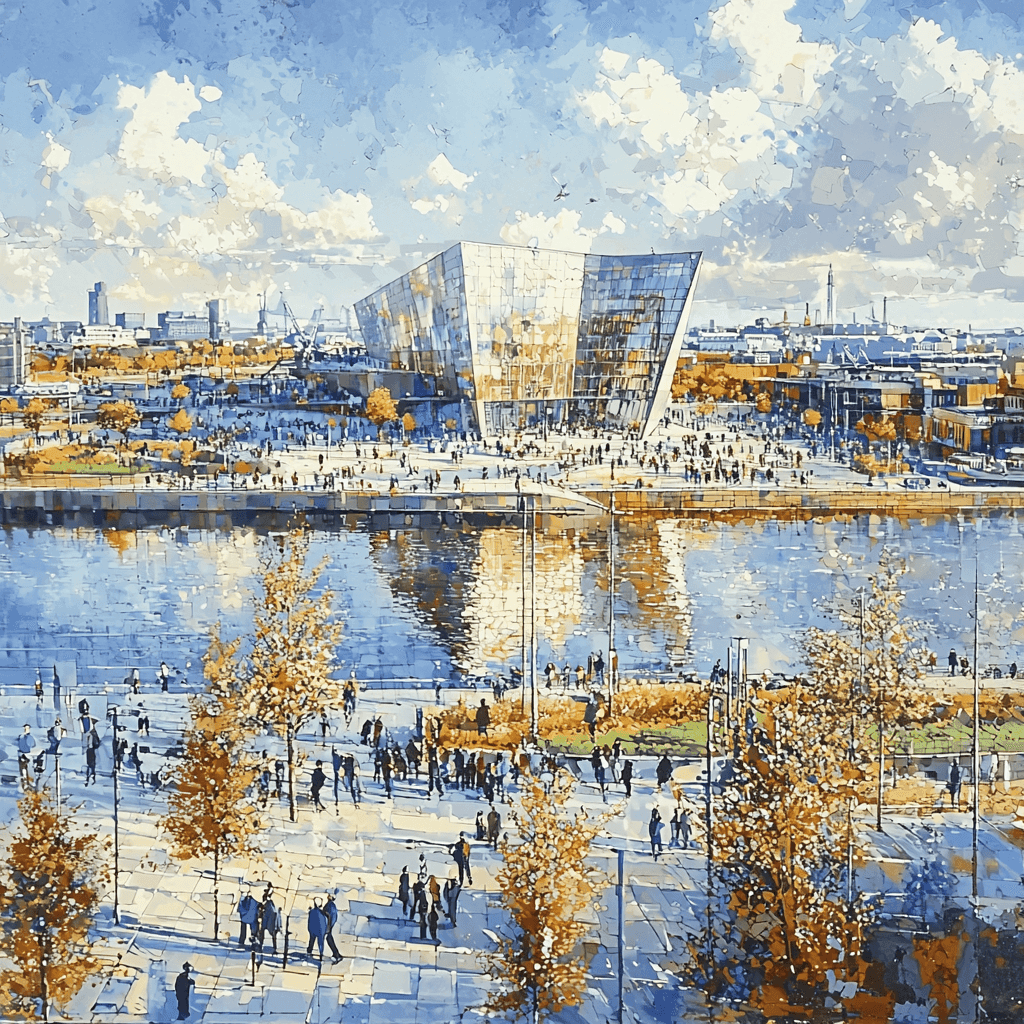 Belfast's Titanic Quarter Painting Number Kit