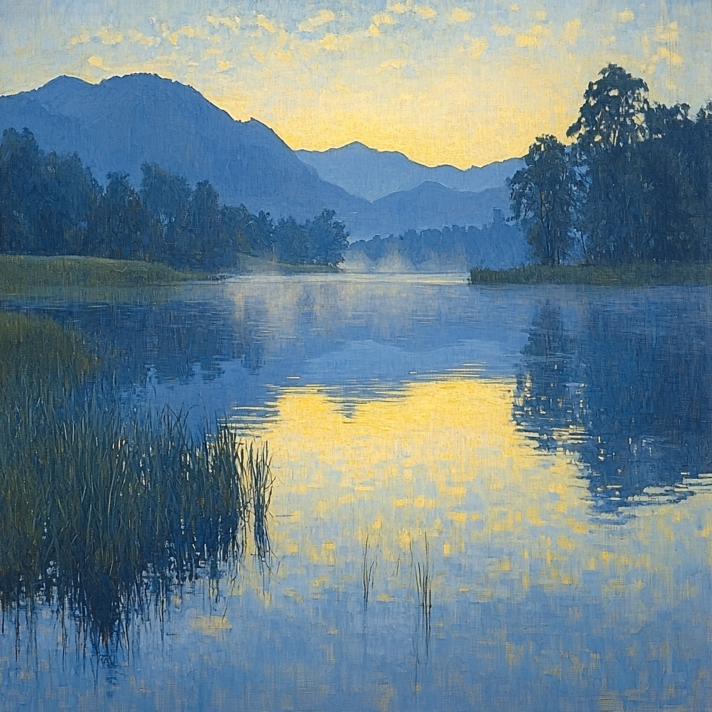 James McNeill Whistler Inspired Dawn Over Water Painting By Numbers Kit