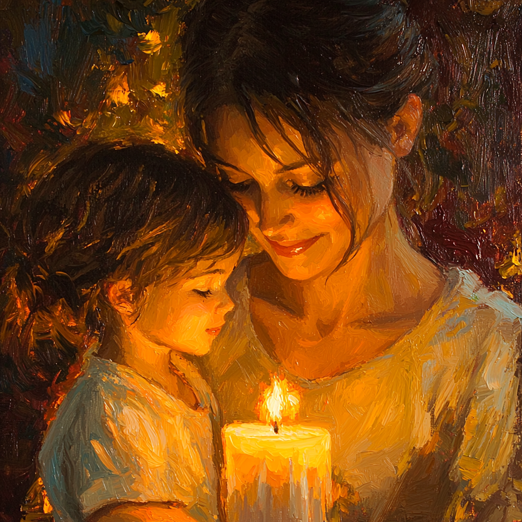 Candlelit Mother's Day Paint By Numbers Kits