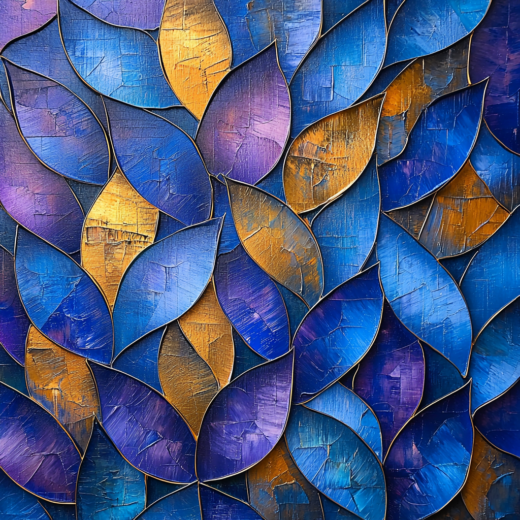 Paul Cézanne Inspired Layered Dreams DIY Paint By Numbers