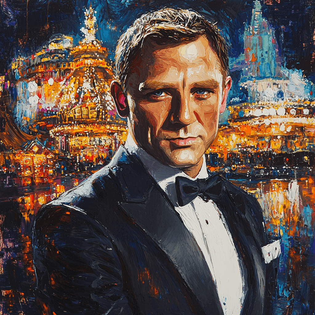Daniel Craig: The Daring Legacy Of James Bond Paint By Numbers