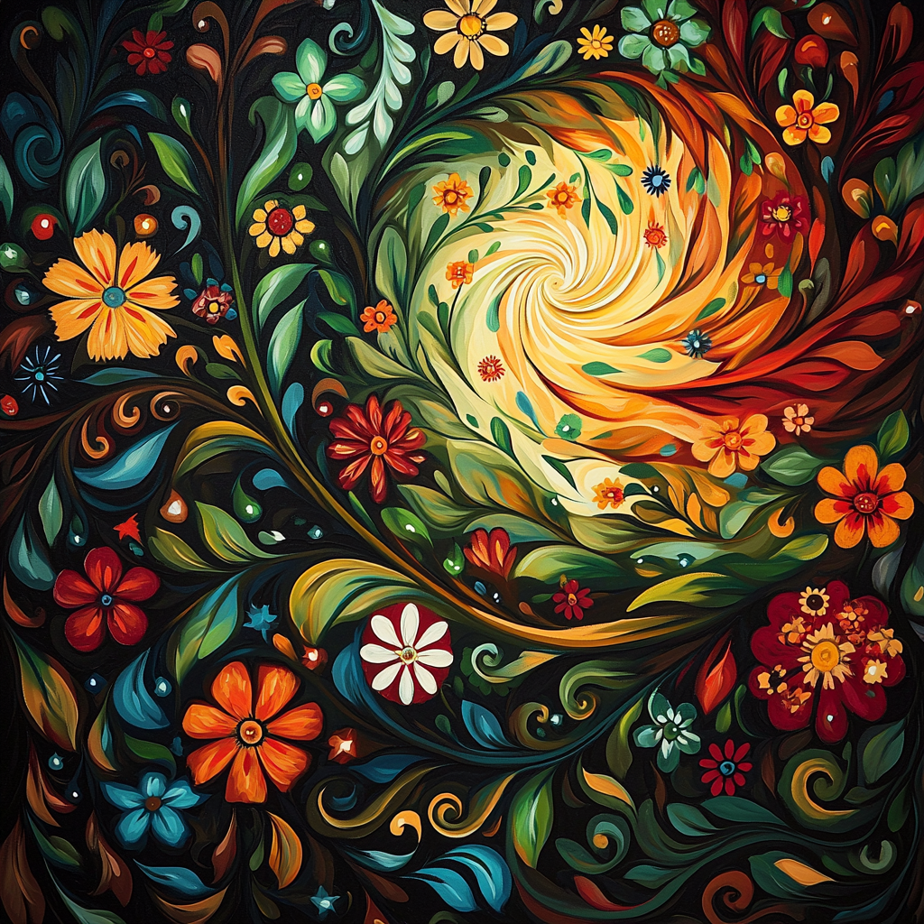 Frida Kahlo Inspired The Soul Of The Earth Number Painting