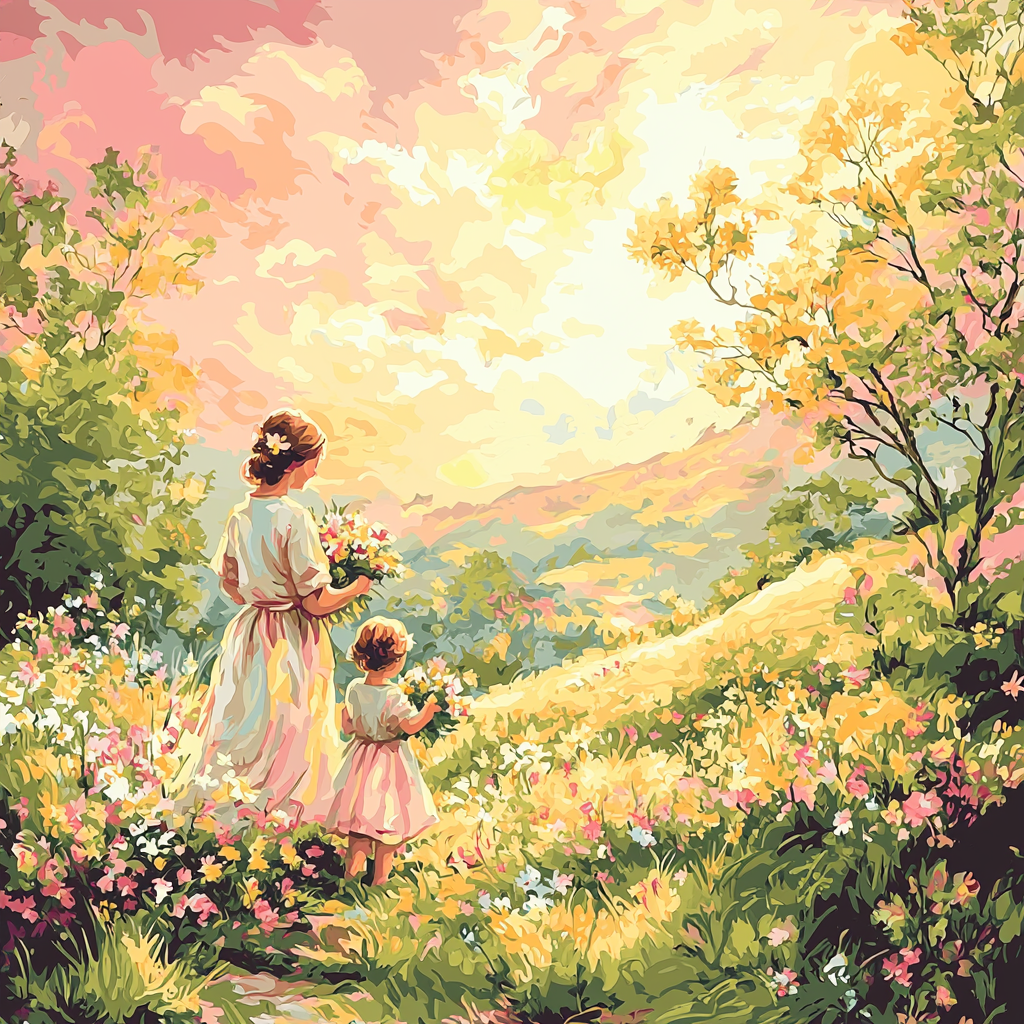 Blissful Meadow Morning DIY Paint By Numbers