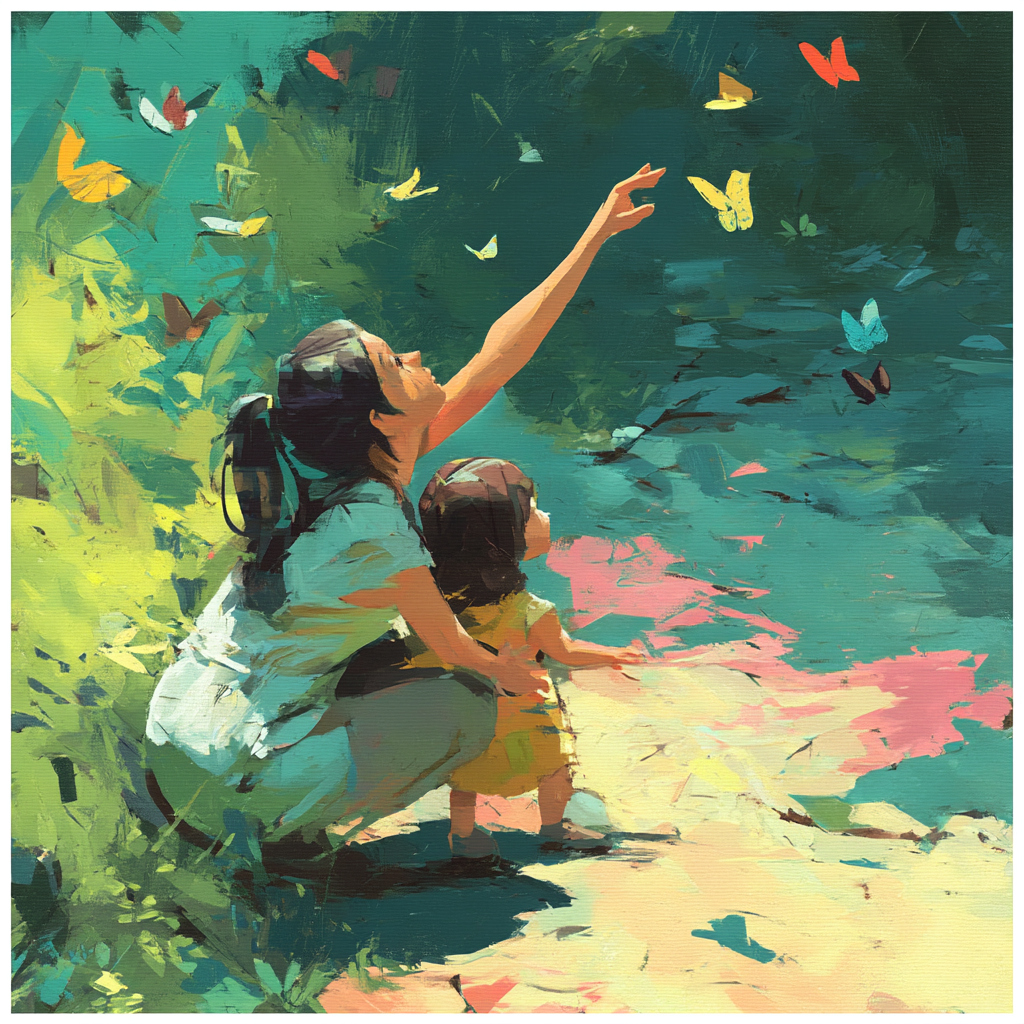 Nature's Playful Symphony Paint By Color