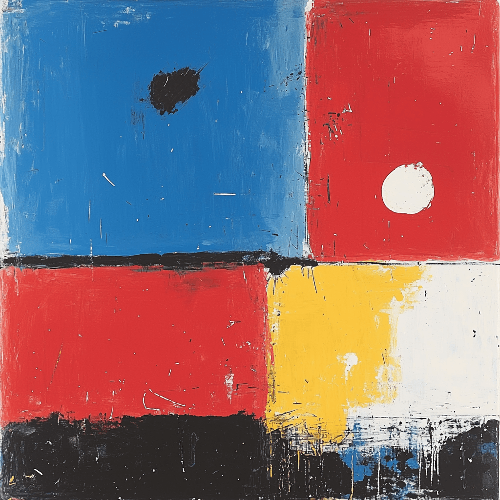 Joan Miró Inspired Abstract Radiance Numbered Painting Kits