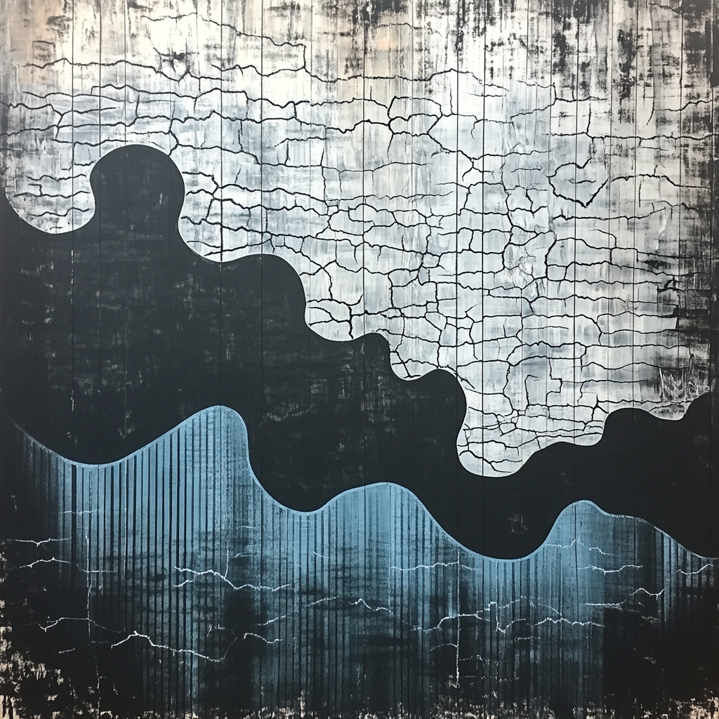Banksy Inspired Climate Refuge paint by number